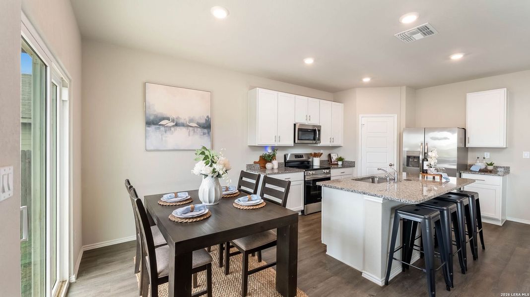 Furnished interior view inside a new home in , Lytle (Image 7).