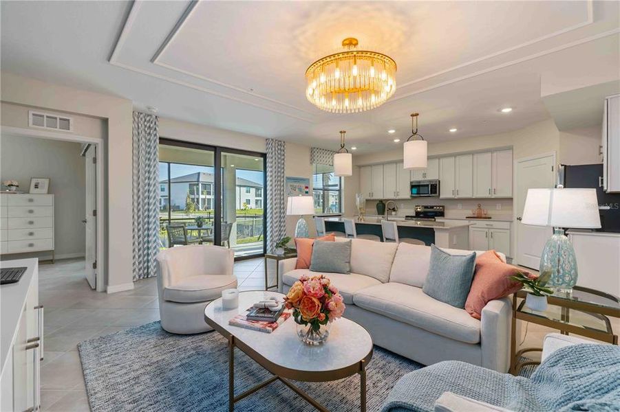 Furnished interior view inside a new home in Legends Cove, Bradenton (Image 4).