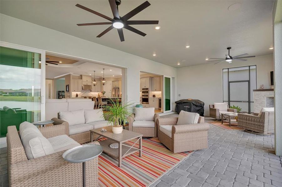 Furnished interior view inside a new home in , Palmetto (Image 72).