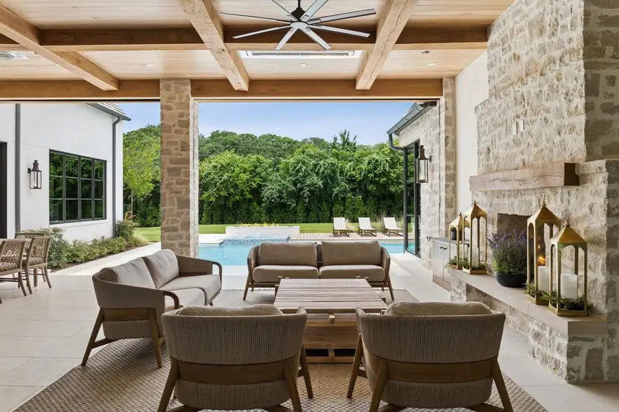 Exterior details and patio area of a home in , Southlake (Image 3).