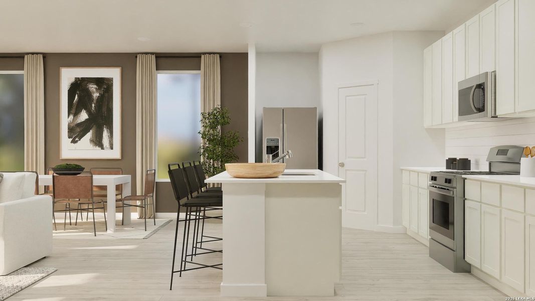 Furnished interior view inside a new home in Voss Farms, New Braunfels (Image 23).