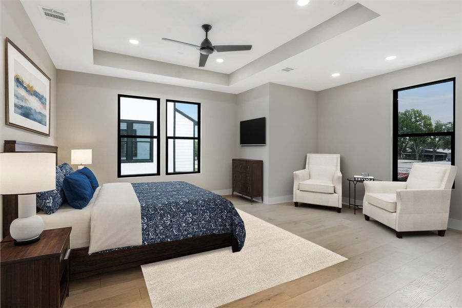 Furnished interior view inside a new home in , Houston (Image 8). Furnished interior view inside a new home in , Houston (Image 8).