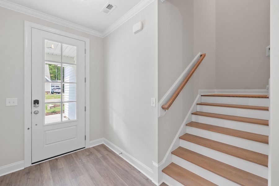 Representative unfurnished interior of a home built from the The Chandler by RobuckHomes in Baylee Ridge, Selma (Image 143).