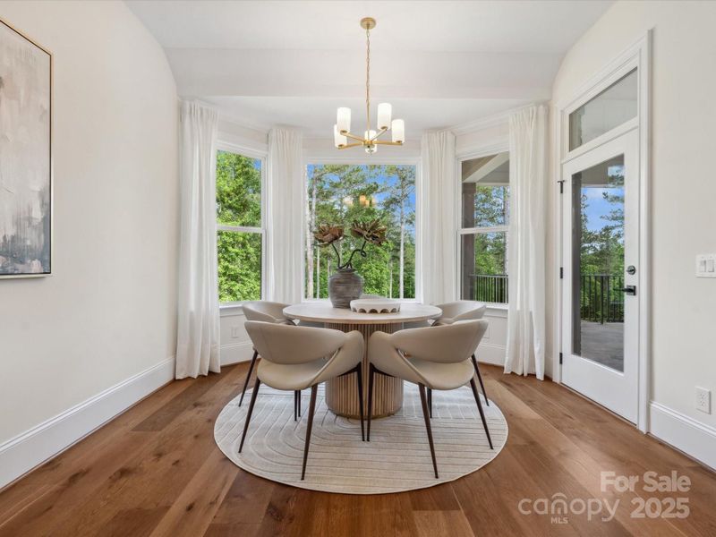 Furnished interior view inside a new home in , Connelly Springs (Image 35).