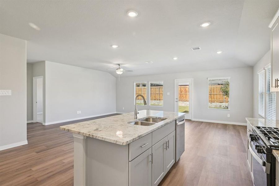 Furnished interior view inside a new home in Westmoor, Sherman (Image 10). Furnished interior view inside a new home in Westmoor, Sherman (Image 10).