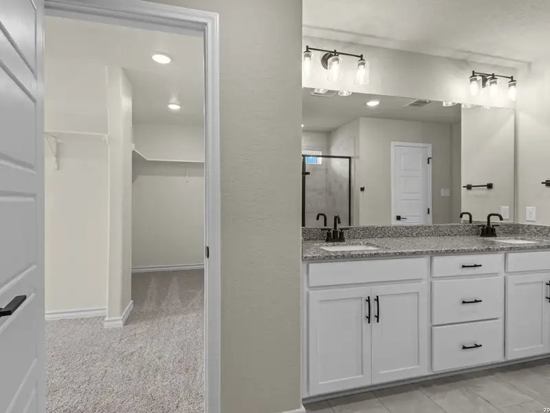 Furnished interior view inside a new home in The Reserve at Potranco Oaks, Castroville (Image 17).
