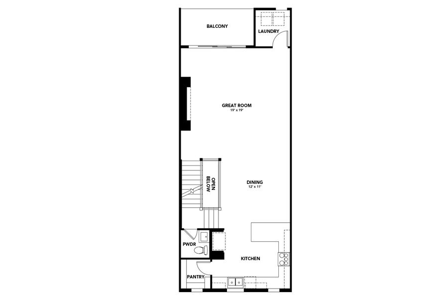 2D floor plan layout for the Legacy by DRB Homes in Collin Creek, Plano, TX (Image 3). 2D floor plan layout for the Legacy by DRB Homes in Collin Creek, Plano, TX (Image 3).
