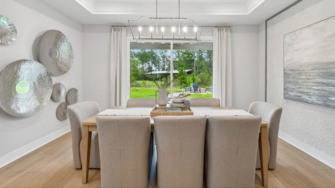 Dining Area in the Marigold Floor Plan at Haven at Diamond Springs