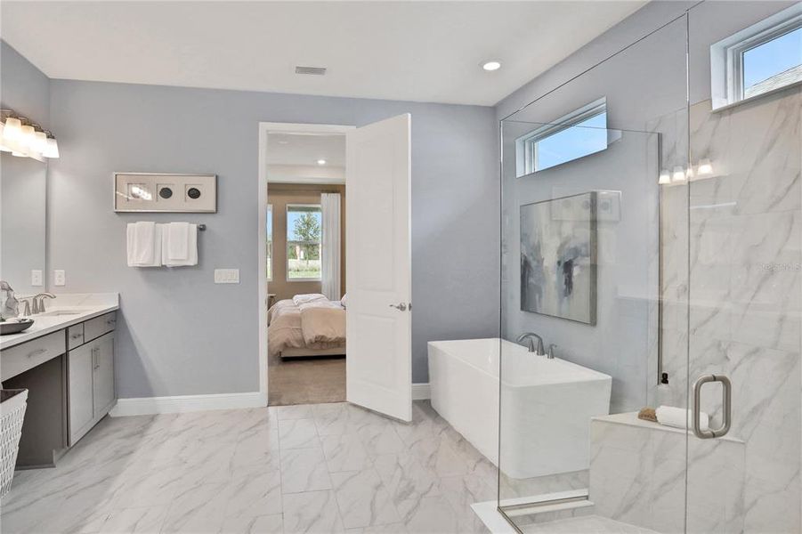 Furnished interior view inside a new home in Angeline, Land O' Lakes (Image 44).