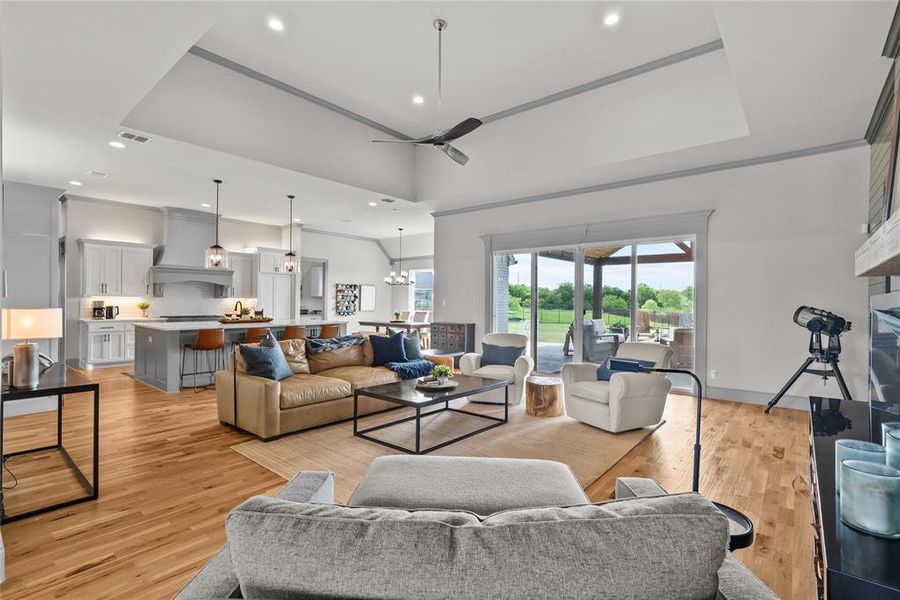 Furnished interior view inside a new home in Woodland Meadows, Fort Worth (Image 5).