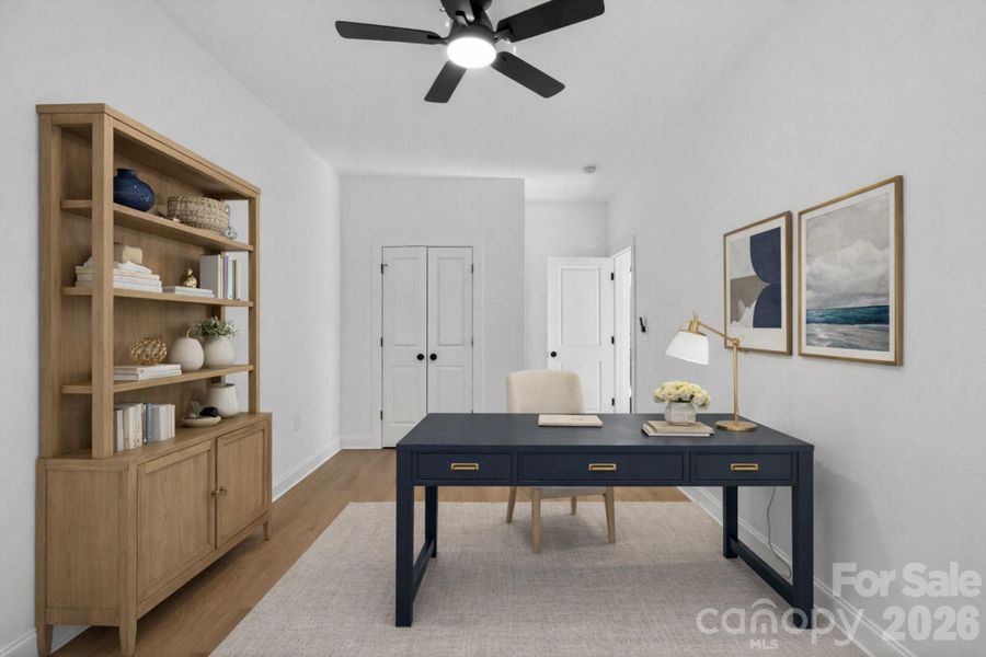 3rd Bed Curated Office-Virtually Staged