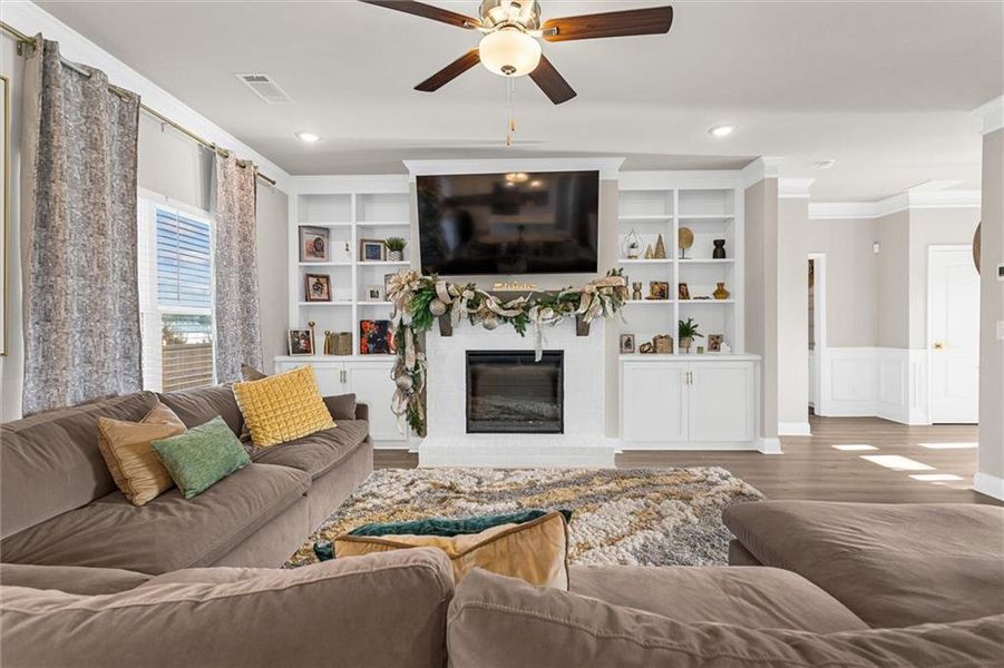Furnished interior view inside a new home in Enclave at Brookside Crossing, Auburn (Image 15).