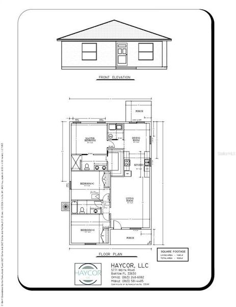 2D floor plan layout of this home in , Lakeland, FL (Image 3).