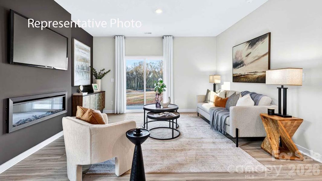 Furnished interior view inside a new home in Sonoma Hills, Charlotte (Image 7).