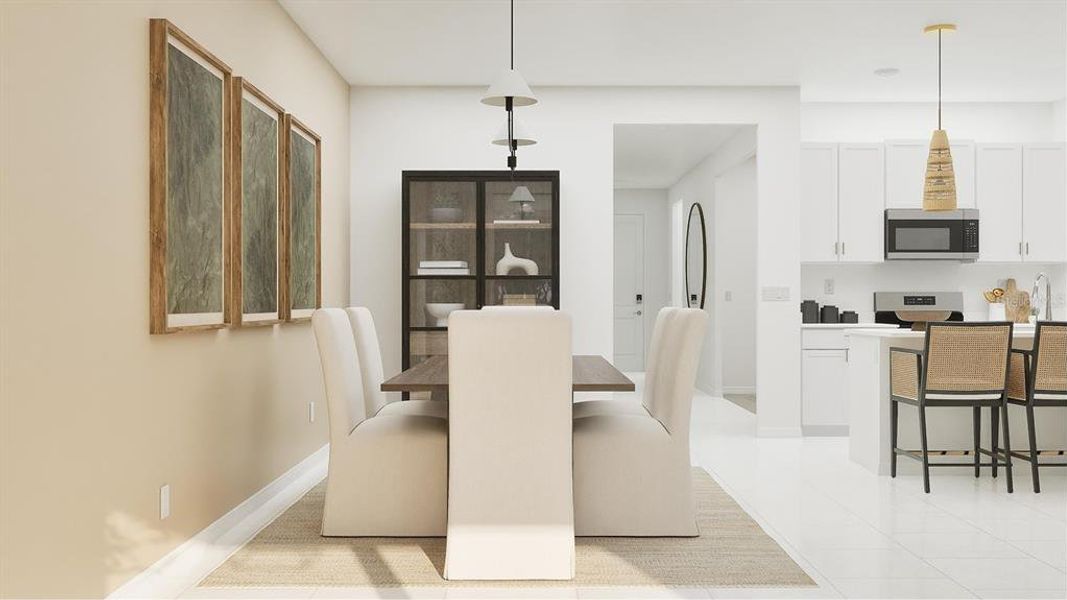 Furnished interior view inside a new home in , Englewood (Image 5).