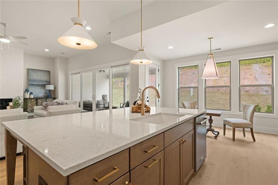 Furnished interior view inside a new home in Soleil Summit Chase, Snellville (Image 15).