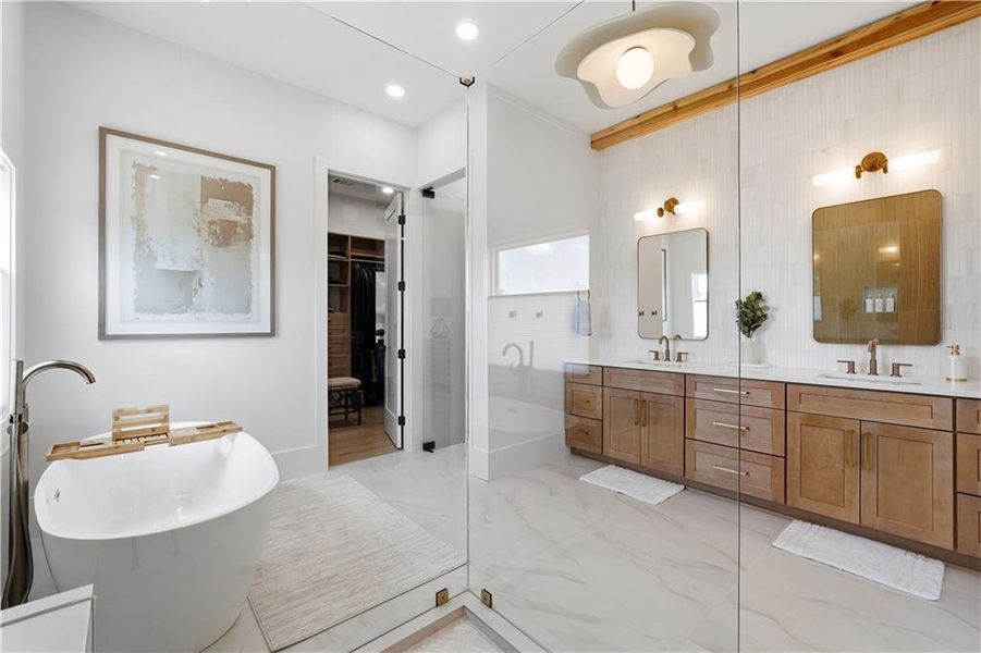 Furnished interior view inside a new home in Echo at Crabapple, Milton (Image 51).