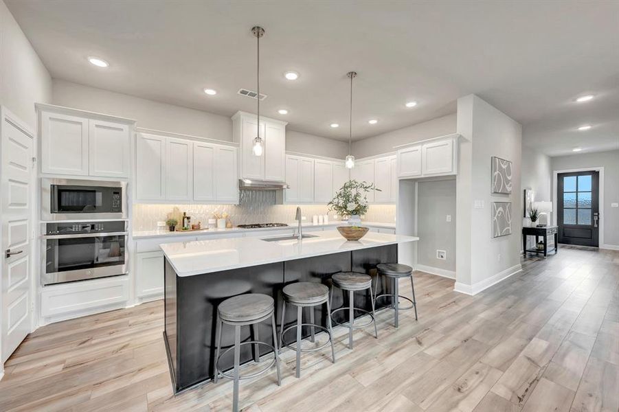 Furnished interior view inside a new home in Talia – Garden Series, Mesquite (Image 7).