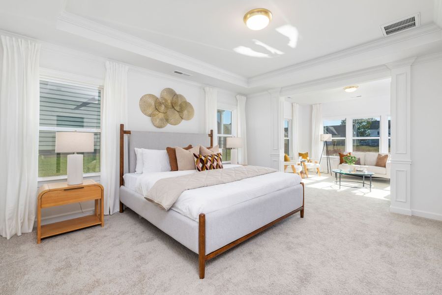 Furnished interior view inside a new home in Edgewater - Harbor Pointe, Lancaster (Image 13).