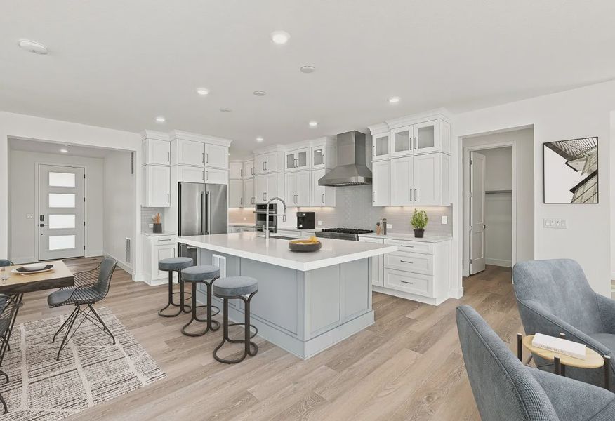 Homesite 12 Kitchen - Virtually Staged - 3 of 21