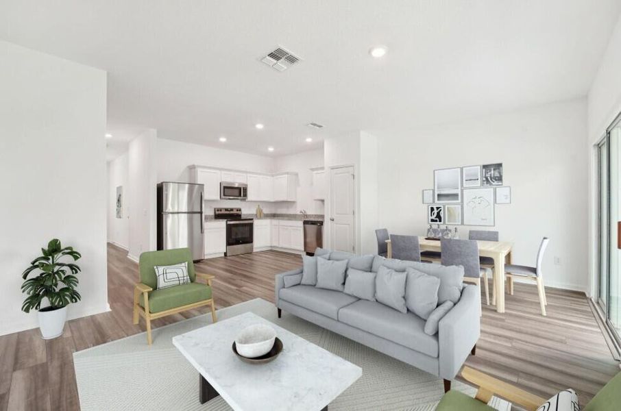 Furnished interior view inside a new home in Halstead, Moncks Corner (Image 15).