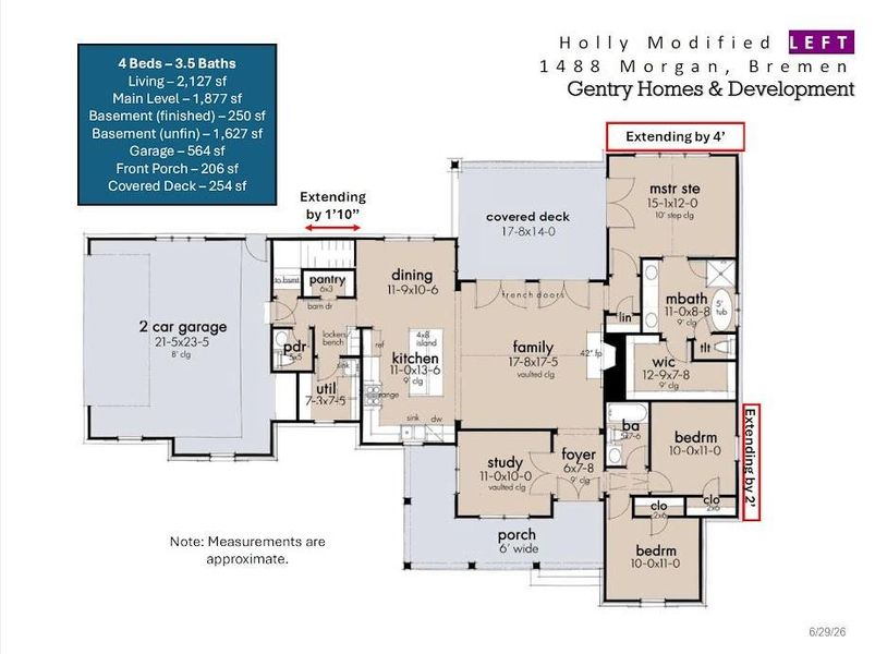 2D floor plan layout of this home in , Bremen, GA (Image 5).