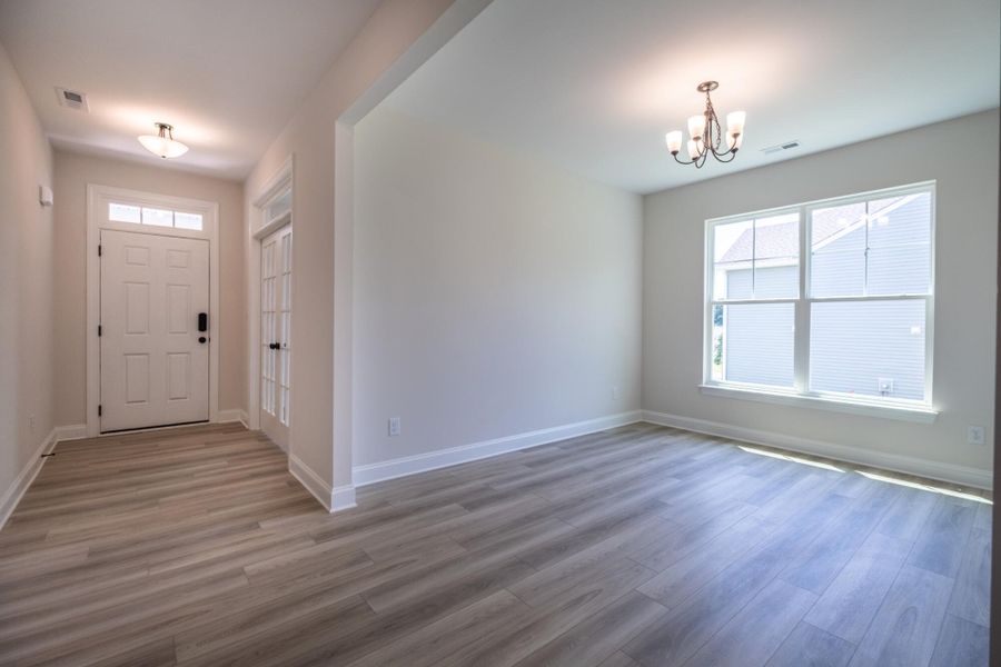 Spacious, unfurnished interior of a new home in Cottages at Piper Village, Trinity (Image 19). Spacious, unfurnished interior of a new home in Cottages at Piper Village, Trinity (Image 19).
