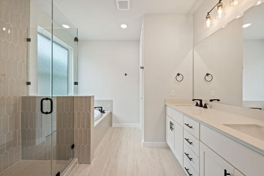 Furnished interior view inside a new home in Heritage, Dripping Springs (Image 9).