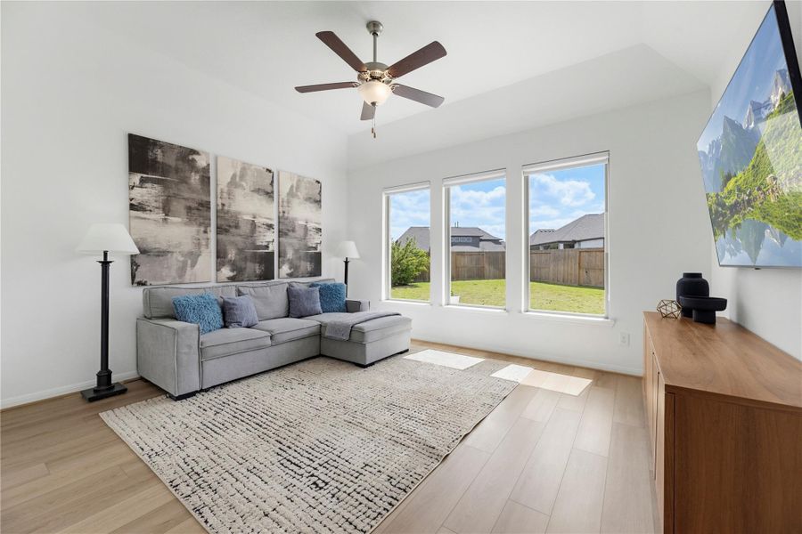 Furnished interior view inside a new home in , Cypress (Image 26).