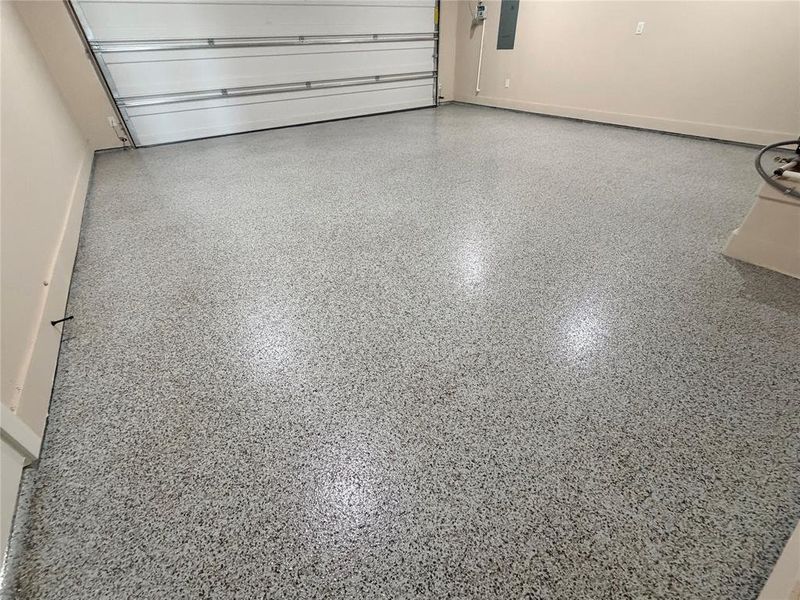 Epoxy floor in garage! Epoxy floor in garage!