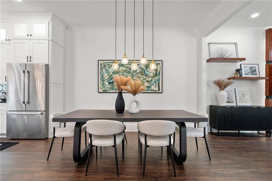 Furnished interior view inside a new home in , Stockbridge (Image 38).