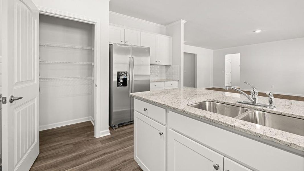 Furnished interior view inside a new home in Lost Creek, Dallas (Image 10).