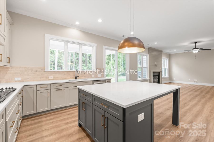 Furnished interior view inside a new home in , Mooresville (Image 6).