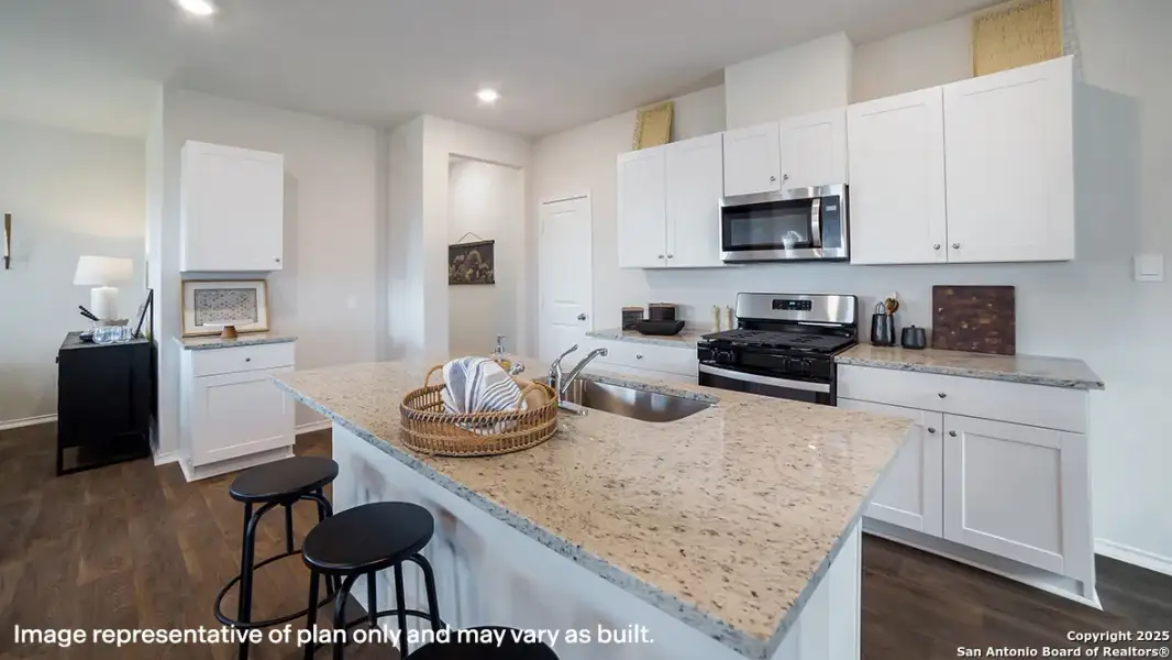 Furnished interior view inside a new home in , San Antonio (Image 3).
