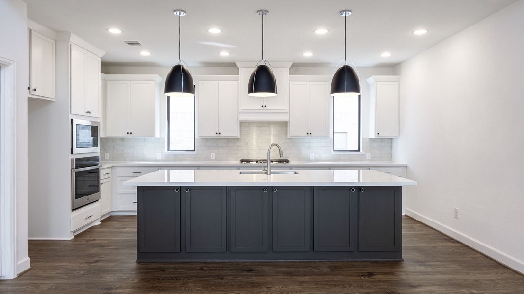 Furnished interior view inside a new home in Lariat 60', Liberty Hill (Image 3).