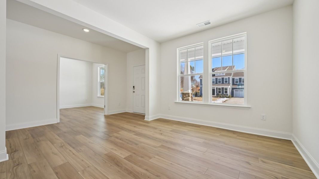 Representative furnished interior of a home built from the Norris by DRB Homes in Blake Pond, Lillington (Image 28).