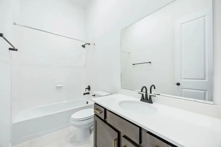 Third bathroom. Sample product photo. Actual exterior and interior selections may vary by homesite. Photo may be virtually staged.