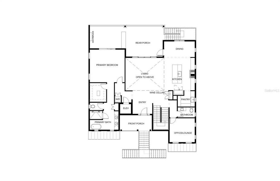 2D floor plan layout of this home in , St. Petersburg, FL (Image 3).