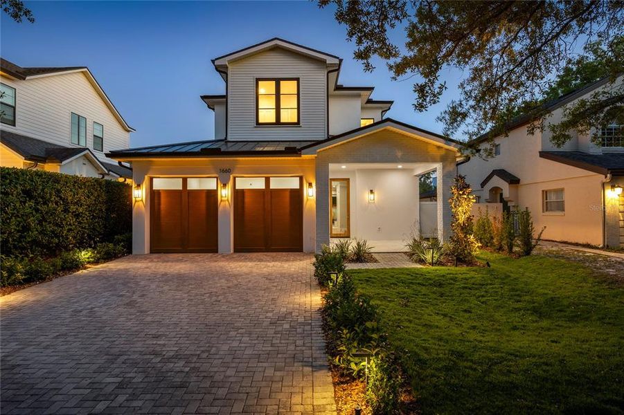 Front exterior of a new home in , Winter Park, FL, highlighting curb appeal (Image 26).