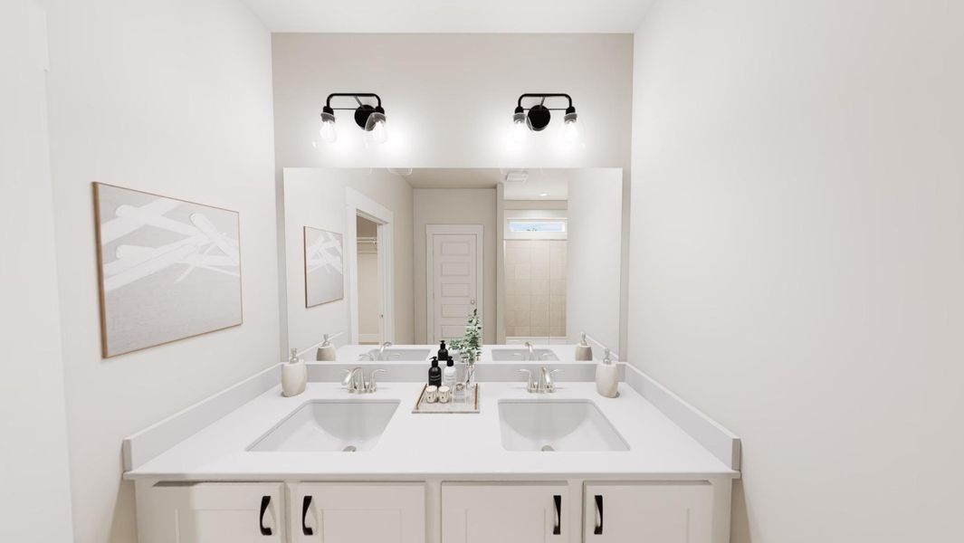 Furnished interior view inside a new home in Golden Gate, High Point (Image 5).
