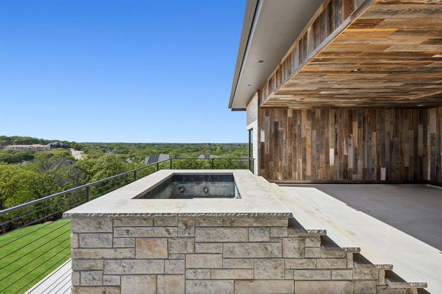 Plunge Pool on Primary Bedroom Balcony