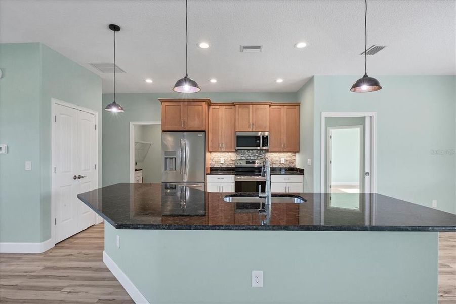 Large Island with Granite