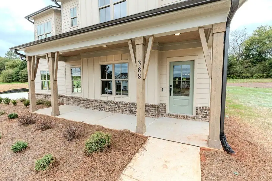 Exterior details and patio area of a home in , Hoschton (Image 3).