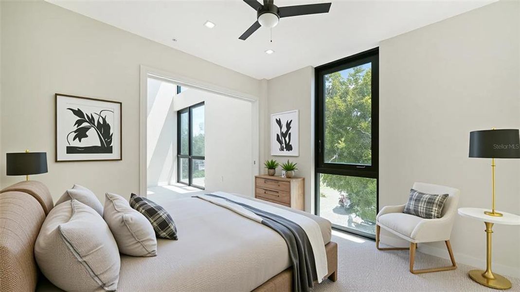 Furnished interior view inside a new home in , Sarasota (Image 8).
