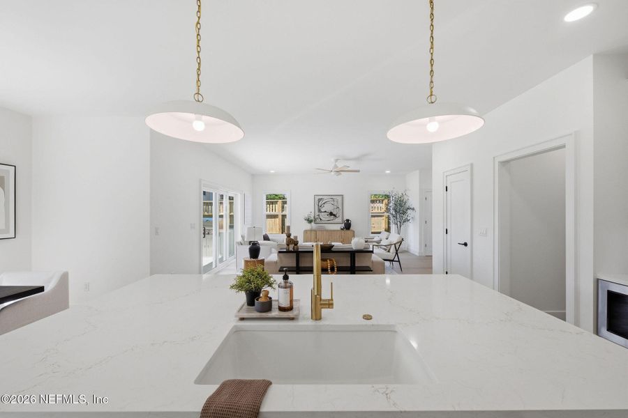 Furnished interior view inside a new home in , Jacksonville Beach (Image 39).