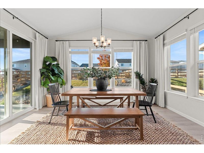 Furnished interior view inside a new home in Prairie Song, Windsor (Image 38).
