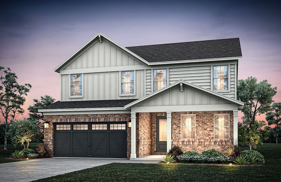 Representative exterior photo of a completed home built from the Tilden by Pulte Homes in Linden Grove, Powder Springs, GA (Image 24).
