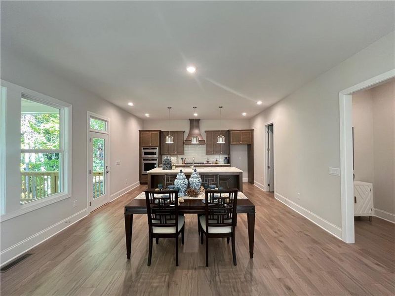 Furnished interior view inside a new home in Liberty Springs, Woodstock (Image 17). Furnished interior view inside a new home in Liberty Springs, Woodstock (Image 17).