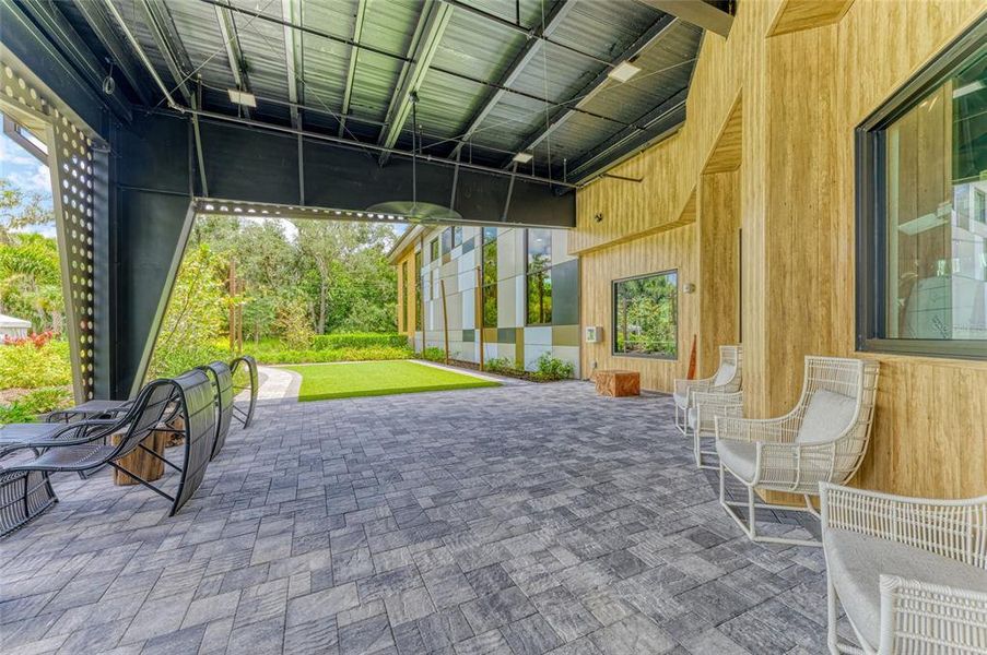 Exterior details and patio area of a home in , Sarasota (Image 27).