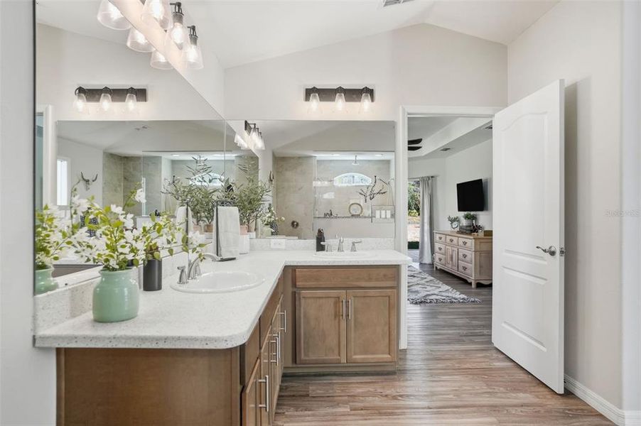 Furnished interior view inside a new home in , Weeki Wachee (Image 32).